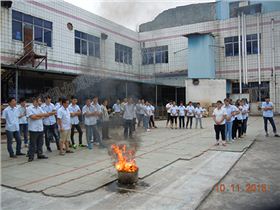 東莞凱力克消防演習
